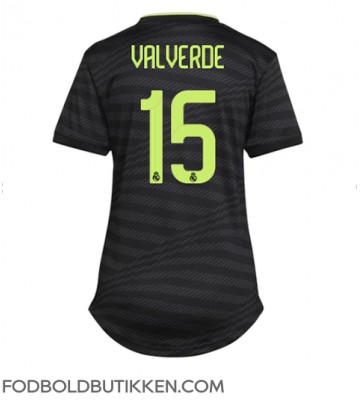 Real Madrid Federico Valverde #15 Tredjetrøje Dame 2022-23 Kortærmet